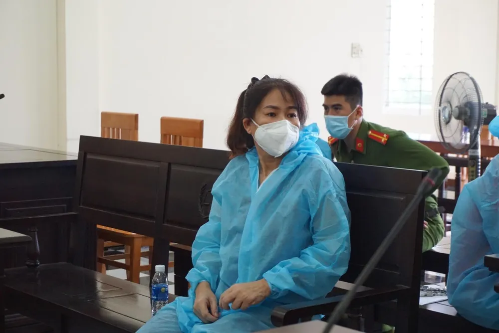 Bị cáo Trần Thị Vàng. Ảnh: HD Bị cáo Trần Thị Vàng. Ảnh: HD