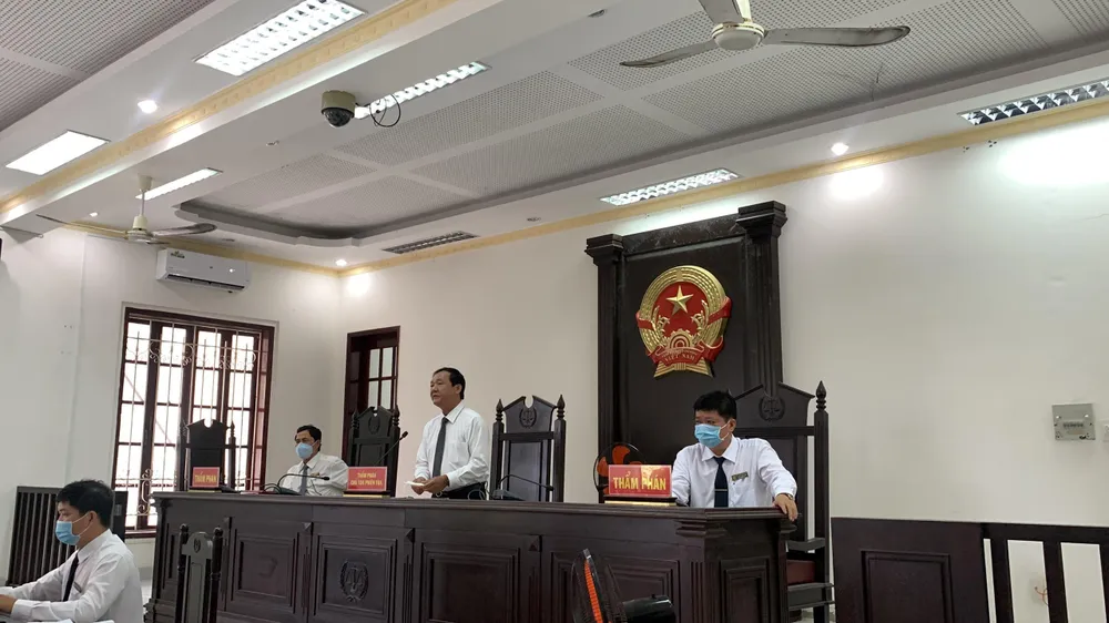 Toà tuyên án phúc thẩm. Ảnh: HD