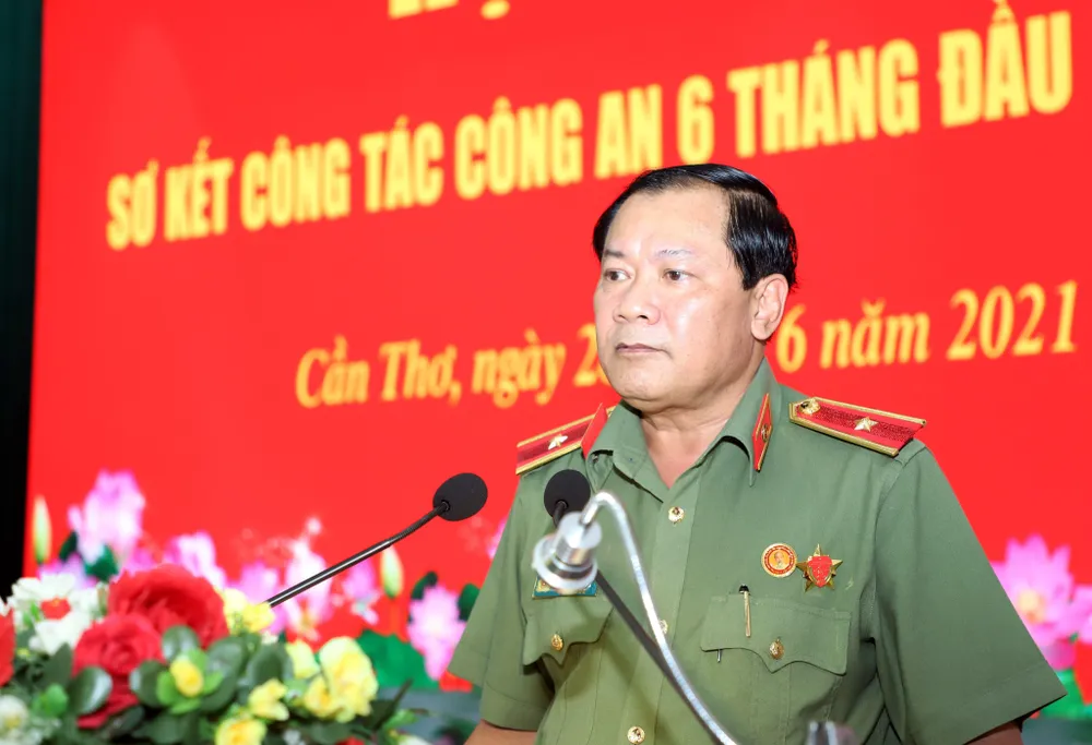 Thiếu tướng Nguyễn Văn Thuận, Giám đốc Công an TP Cần Thơ. Ảnh: HD