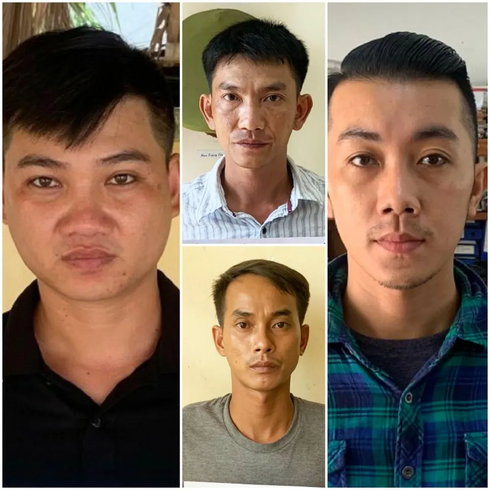 Các bị can. Ảnh; QM Các bị can. Ảnh; QM