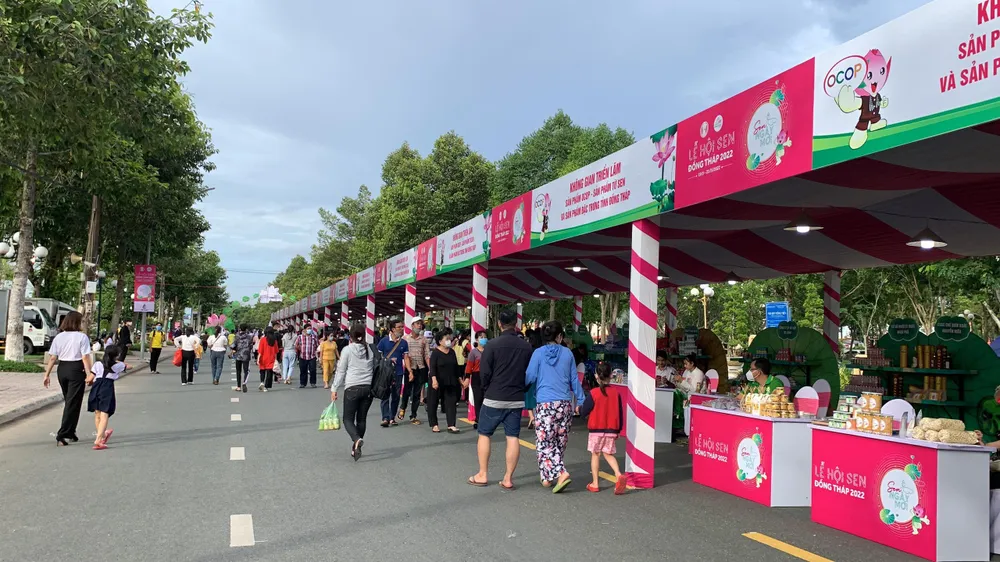 Không gian triển lãm sản phẩm OCOP