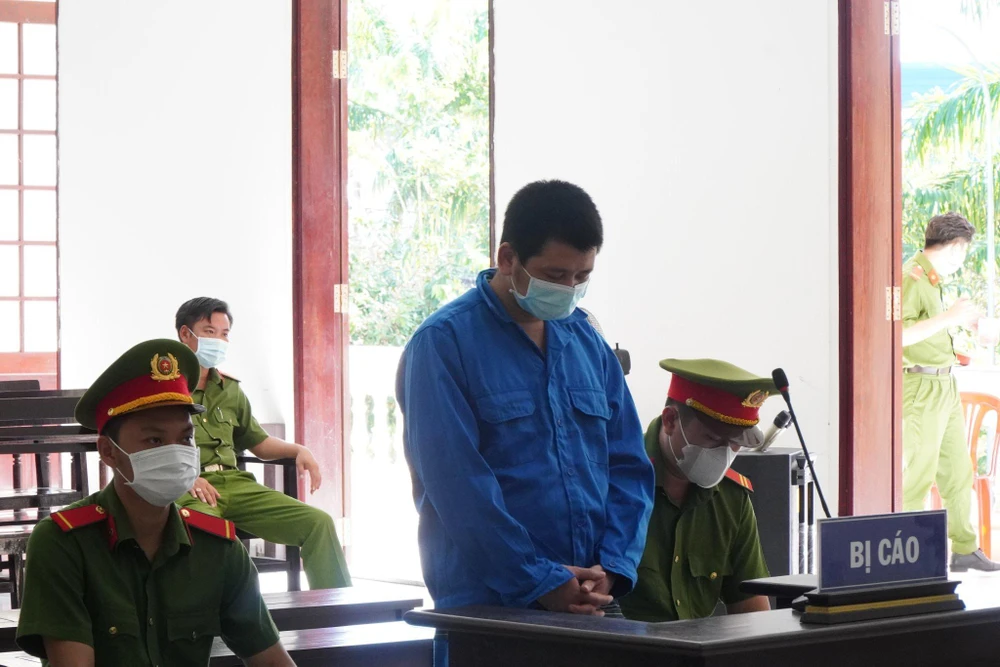 Bị cáo Nguyễn Minh Quân. Ảnh: HD