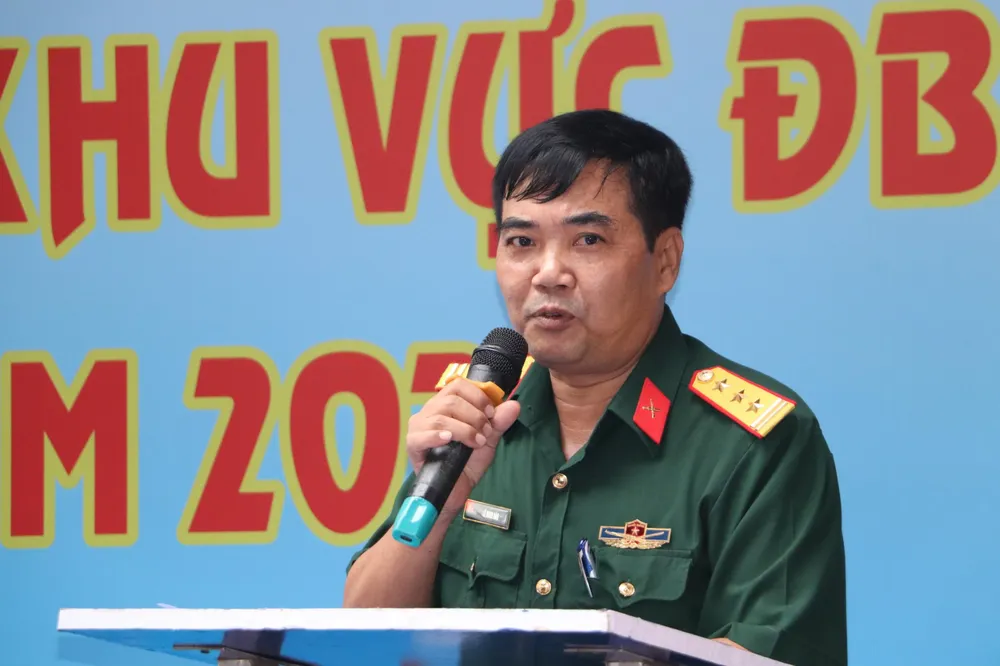 Thượng tá Lê Minh Hào Trưởng Ban đại diện Trung tâm Phát thanh - Truyền hình Quân đội tại TP Cần Thơ