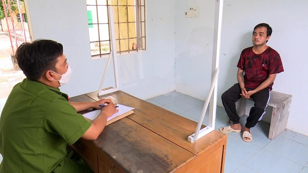 Bị can Lê Minh Quân. Ảnh: QM