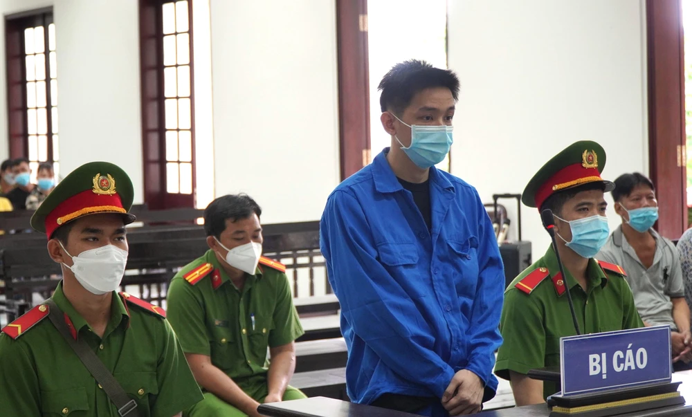 Bị cáo Nguyễn Kim Long tại tòa