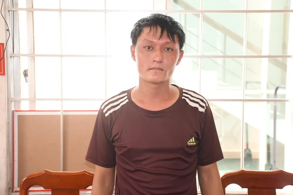 Nghi can Nguyễn Tấn Lộc. Ảnh: HG