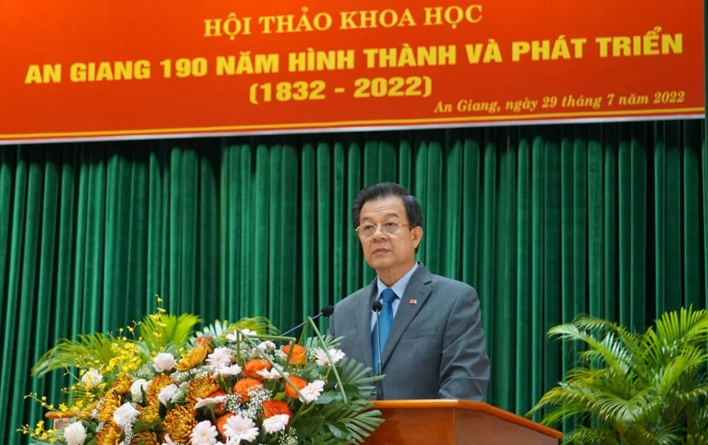 Ông Lê Hồng Quang, Bí thư Tỉnh uỷ An Giang. Ảnh: HD