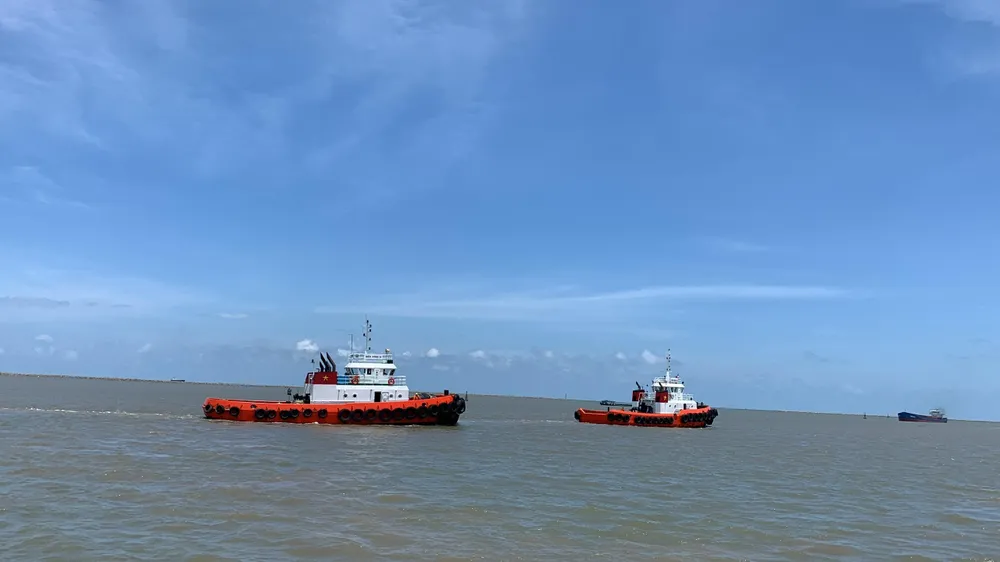 Khu vực bến cảng Trung tâm Điện lực Duyên Hải. Ảnh: HD