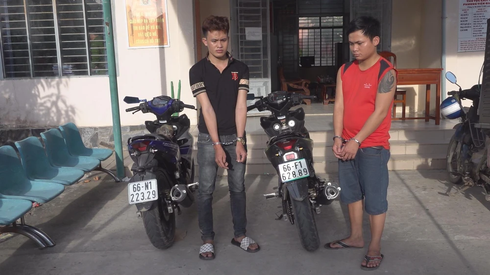 Nguyễn Văn Bằng và Trần Văn An. Ảnh: CACC