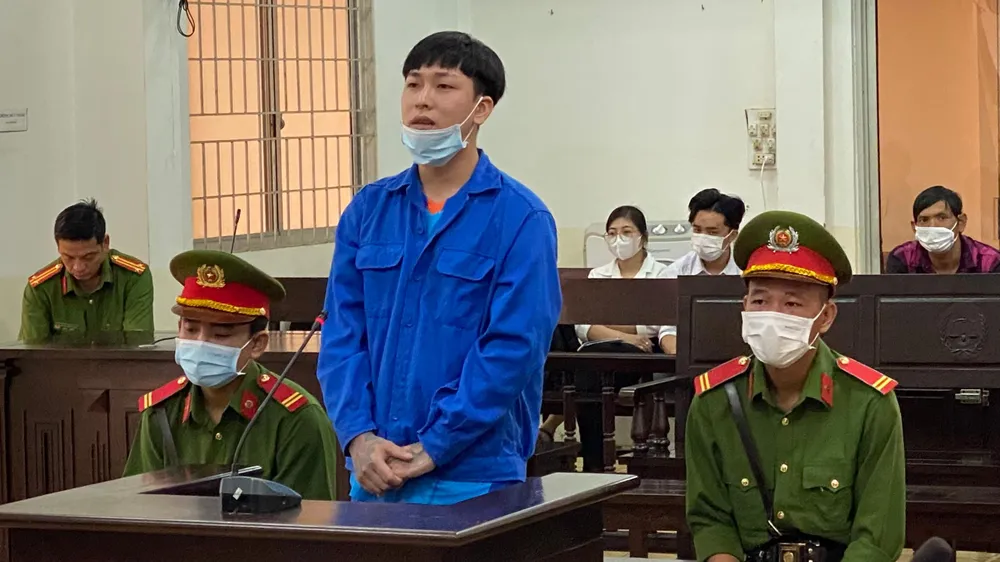 Bị cáo Đỗ Thanh Tú tại tòa. Ảnh: HD