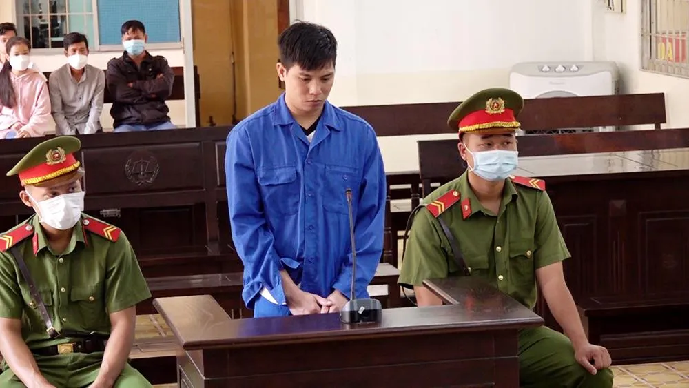 Bị cáo Võ Văn Giàu tại tòa Bị cáo Võ Văn Giàu tại tòa