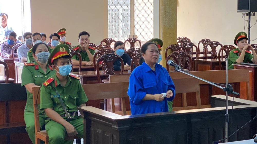 Bị cáo Nguyễn Thị Ngọc Tiền. Ảnh: HD