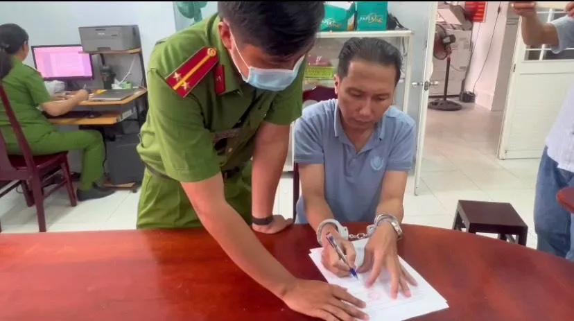 Bước đầu Vũ Xuân Tú đã thừa nhận hành vi phạm tội. Ảnh: HD