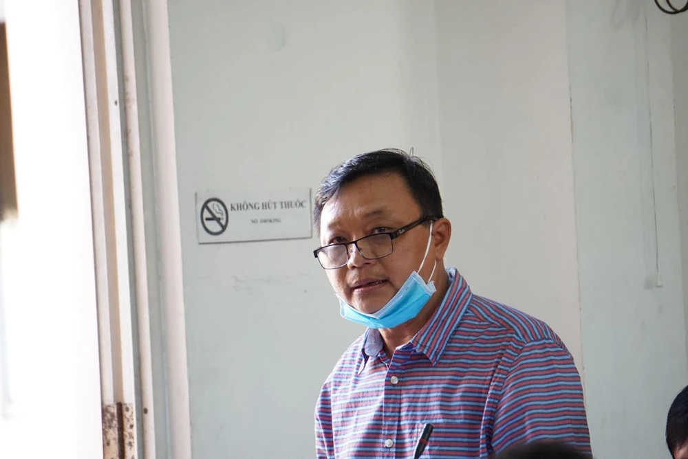 Đại diện cơ quan giám định. Ảnh: HD