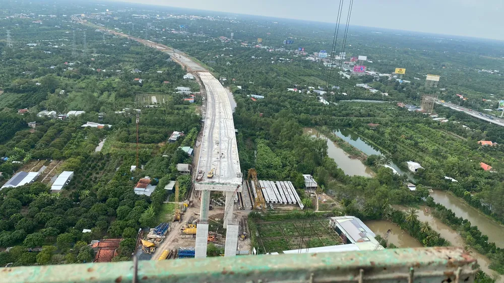 Công trình thi công cầu Mỹ Thuận 2 Công trình thi công cầu Mỹ Thuận 2