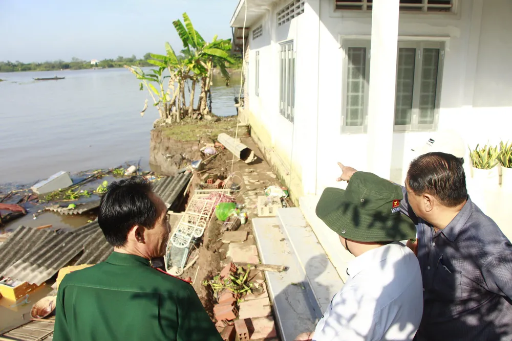 sạt lở bờ sông cổ chiên sạt lở bờ sông cổ chiên