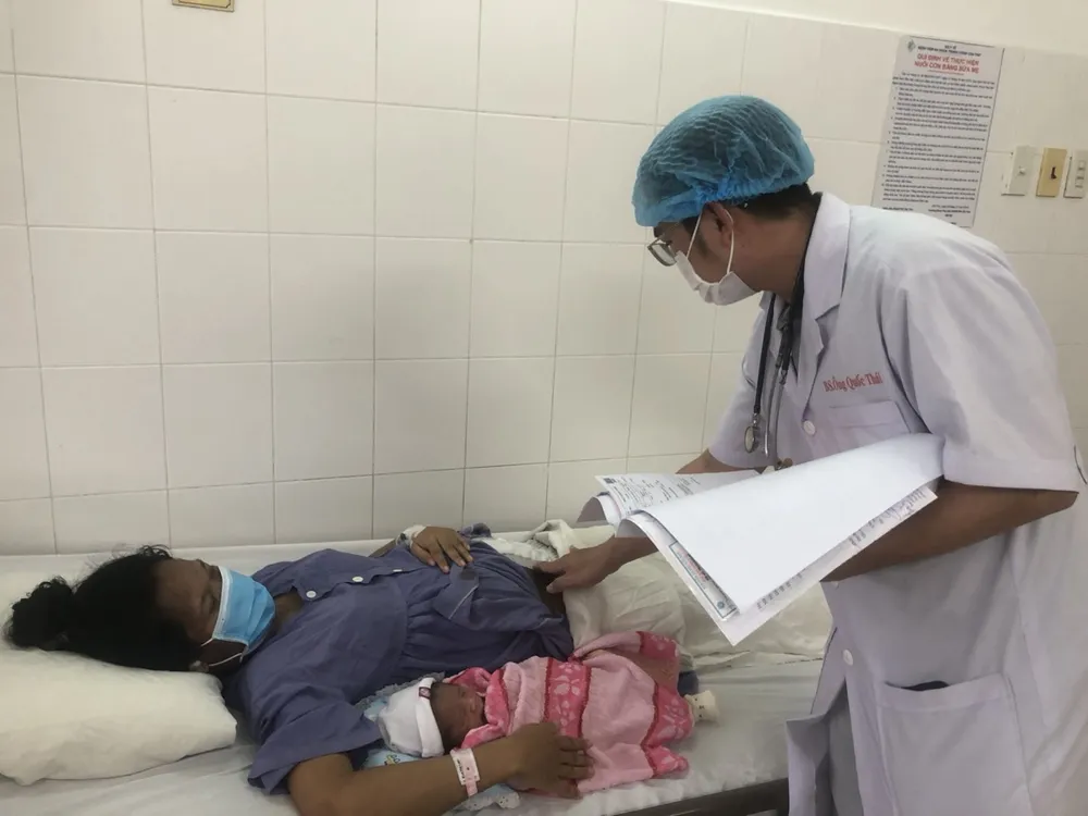 Hiện cả mẹ và bé đều ổn định và chuẩn bị xuất viện. Ảnh: BVCC Hiện cả mẹ và bé đều ổn định và chuẩn bị xuất viện. Ảnh: BVCC
