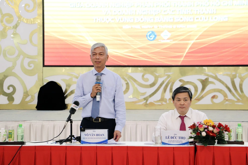 Phó chủ tịch UBND TP.HCM Võ Văn Hoan phát biểu kết luận hội nghị