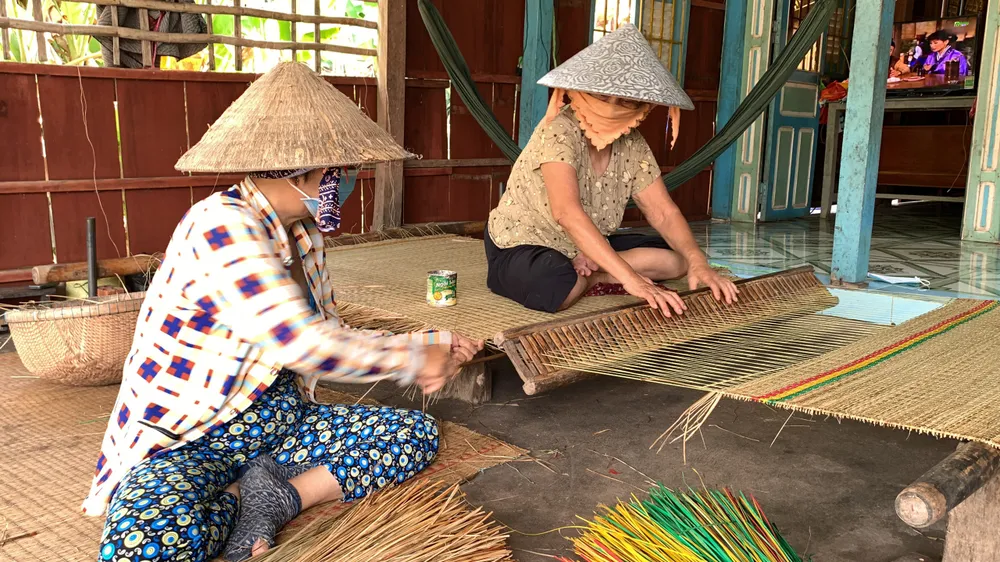 Làng chiếu Định Yên (huyện Lấp Vò) đã được công nhận là Di sản Văn hoá phi vật thể Quốc Gia. Ảnh: HD