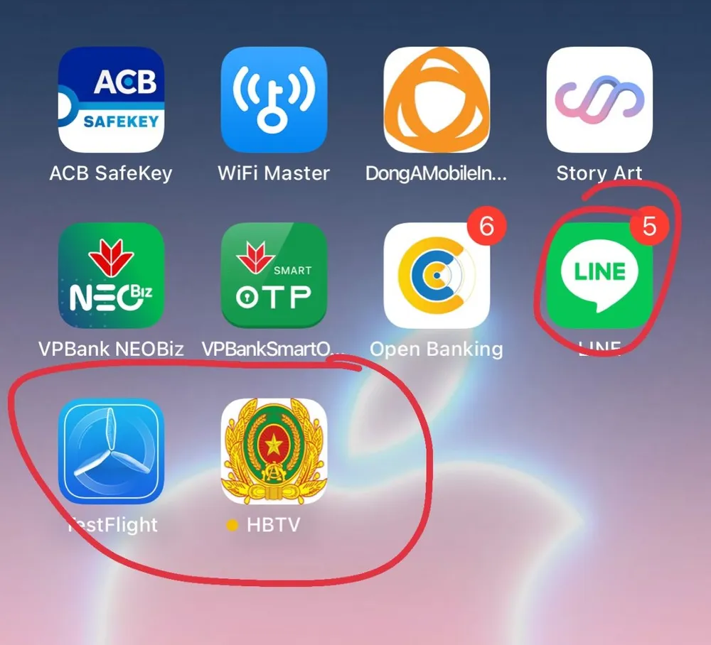 Ba ứng dụng anh N đã cài đặt và thực hiện theo yêu cầu kẻ lừa đảo