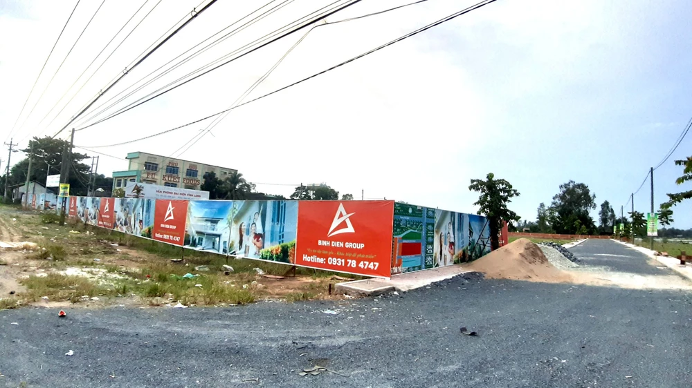 khu dân cư tự phát vĩnh long