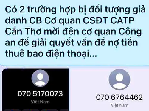 lừa đảo qua mạng