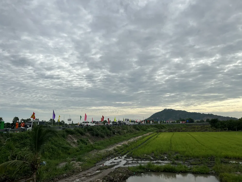 Khu vực diễn ra lễ khởi công cao tốc Châu Đốc - Cần Thơ- Sóc Trăng