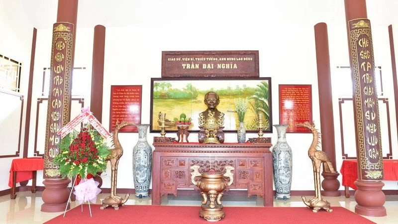 Khu tưởng niệm Giáo sư, Viện sĩ Trần Đại Nghĩa (Vĩnh Long). Ảnh: Khu lưu niệm Khu tưởng niệm Giáo sư, Viện sĩ Trần Đại Nghĩa (Vĩnh Long). Ảnh: Khu lưu niệm