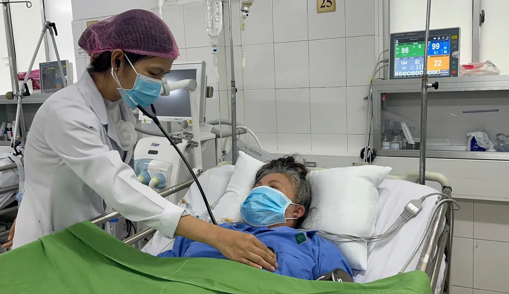 Nhờ được cứu chữa kịp thời sức khoẻ bệnh nhân đã ổn định