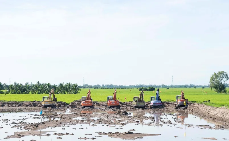 Công trình dự án thành phần 1 cao tốc Châu Đốc - Cần Thơ - Sóc Trăng