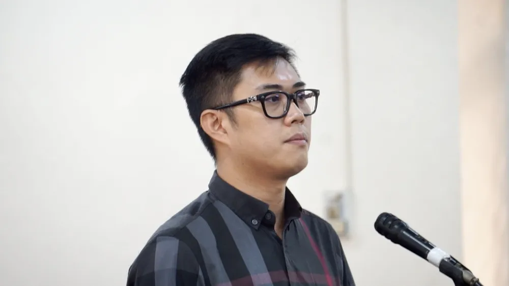 Bị cáo Bùi Quốc Khánh. Ảnh: HD can-thiep-bien-so-Khanh.jpg