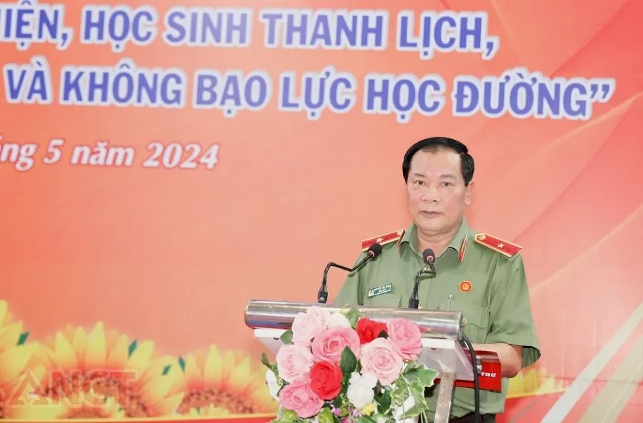 Thiếu tướng Nguyễn Văn Thuận, Giám đốc Công an TP Cần Thơ, Trưởng ban chỉ đạo mô hình. Công an TP Cần Thơ