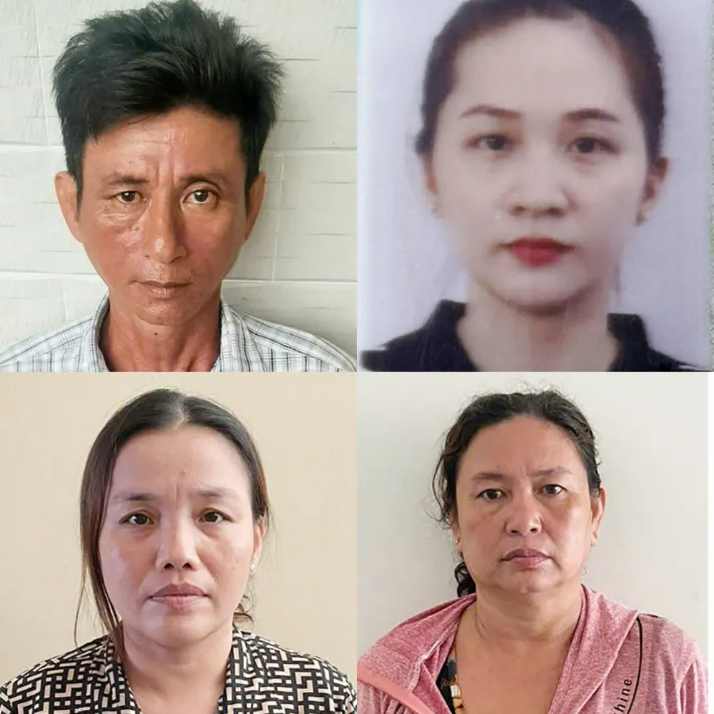 4 người còn lại gồm: Hạnh, An, Thuỷ và Duyên cũng bị tạm giữ hình sự để điều tra về tội môi giới mại dâm Mẹ cùng con ruột và con dâu tổ chức môi giới mại dâm