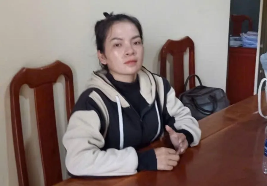 Thạch Thị Sóc Sô Khone bị tạm giữ hình sự vì hành vi chiếm đoạt bé trai 2 ngày tuổi. Ảnh: CA bắt cóc bé trai trà vinh.jpg