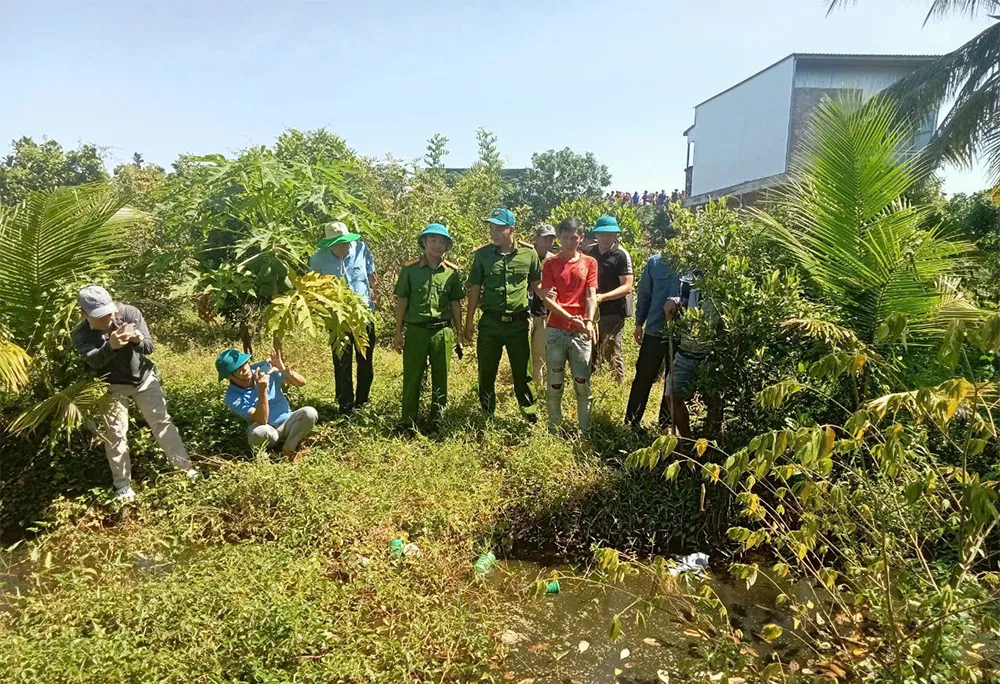 Lực lượng chức năng tổ chức truy tìm, thu hồi tang vật vụ án Lực lượng chức năng tổ chức truy tìm, thu hồi tang vật vụ án