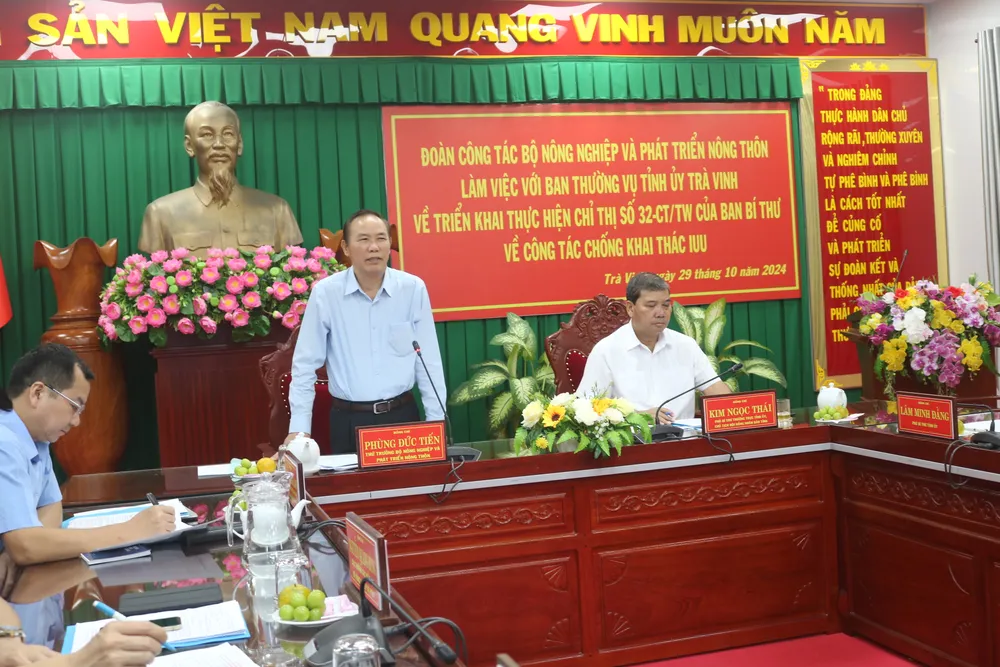 trà vinh chống khai thác IUU