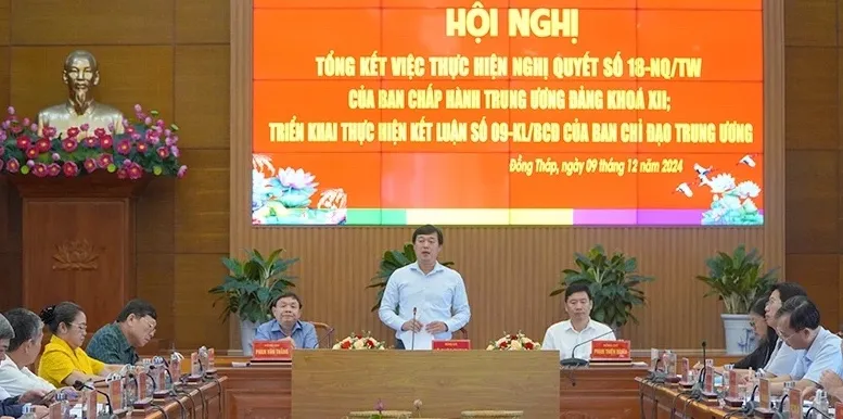 tinh gọn tổ chức bộ máy tỉnh đồng tháp