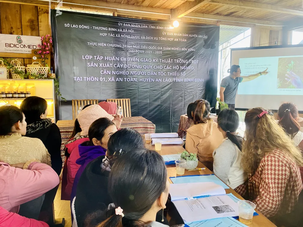 công tác giảm nghèo tỉnh bình định