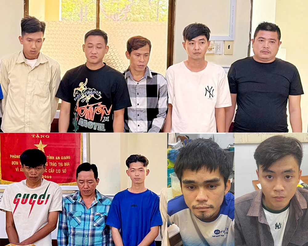 Trong số 53 người bị khởi tố, Công an đã ra lệnh bắt tạm giam 10 người. Ảnh: CACC lắc tài xỉu