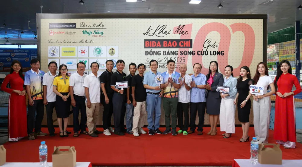 Giải Bida Báo chí ĐBSCL - PRESS 100 và ra mắt Ban vận động thành lập CLB Báo chí ĐBSCL