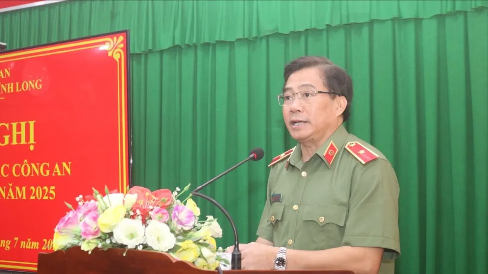Thiếu tướng Nguyễn Thanh Hải, Giám đốc Công an tỉnh Vĩnh Long tội phạm kéo giảm,công an tỉnh vĩnh long