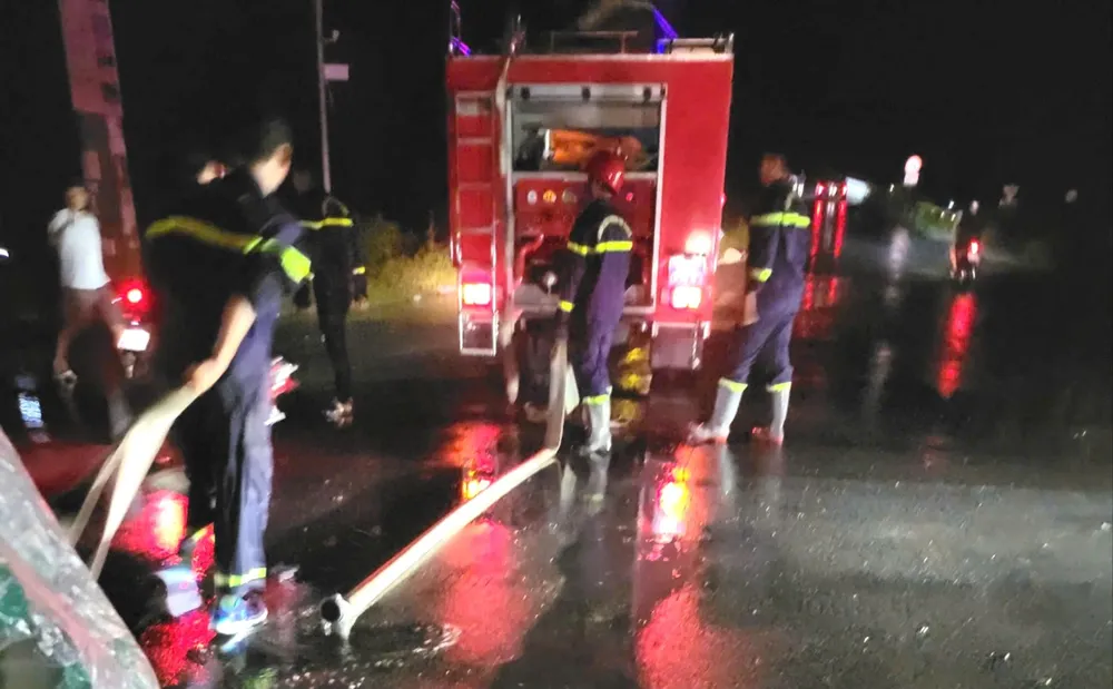 điện trung thế,cháy,đồng tháp