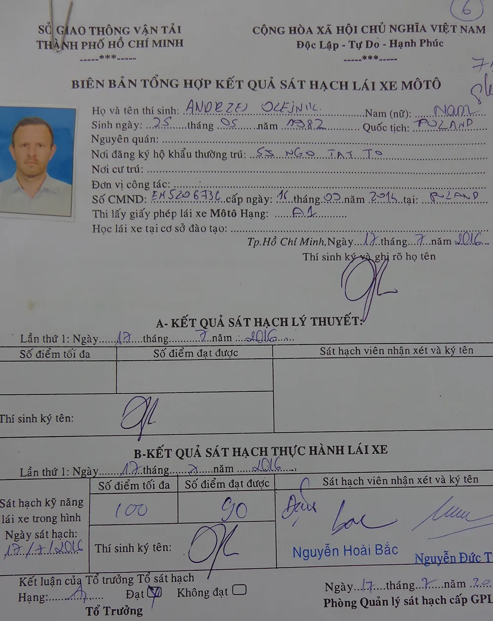Hơn 20% thí sinh thi... rớt bằng lái xe máy ảnh 12 Hơn 20% thí sinh thi... rớt bằng lái xe máy ảnh 12