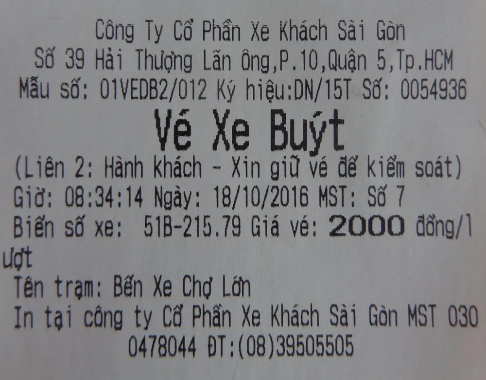 Năm 2017, TP.HCM sẽ quẹt thẻ để đi xe buýt ảnh 8 vé xe buýt1