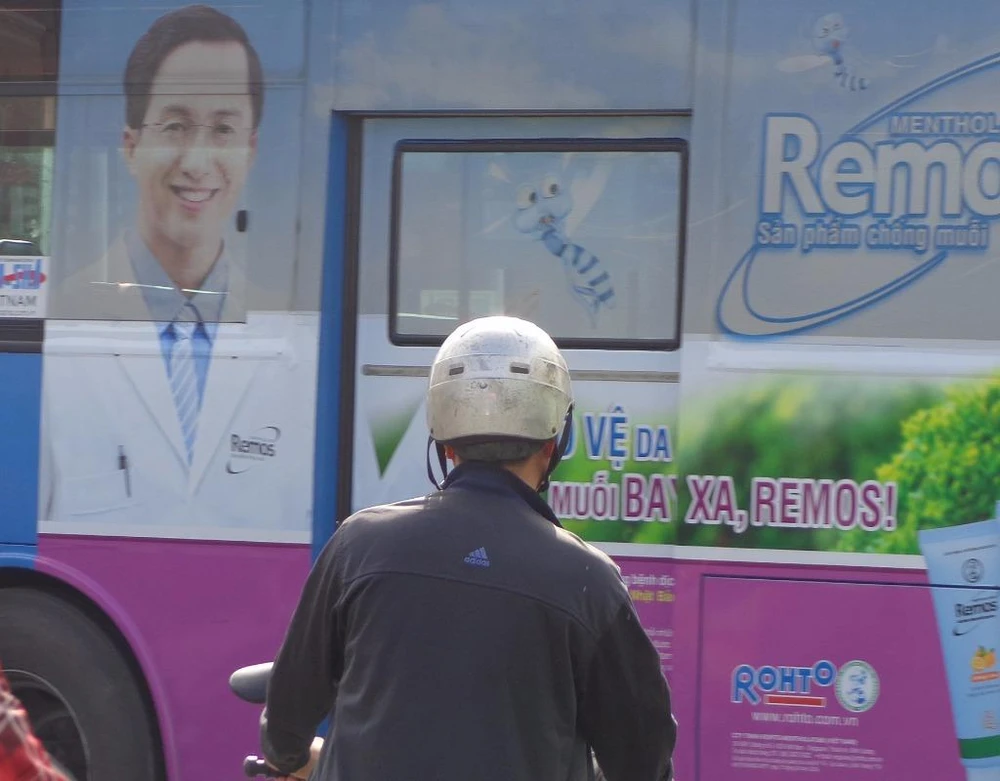 quảng cáo trên xe bus ở tphcm