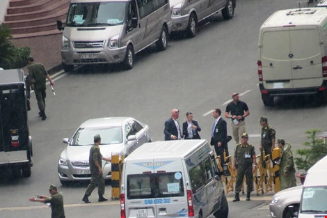 Thắt chặt 4 vòng an ninh các nơi Tổng thống Mỹ đến ảnh 10