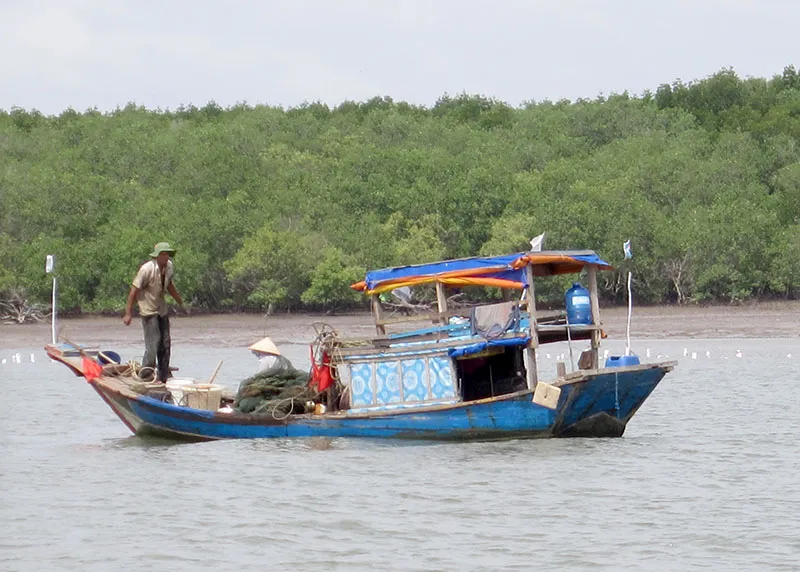 Tiền đò của học sinh cũng sẽ được TP hỗ trợ. Ảnh: THANH TÚ