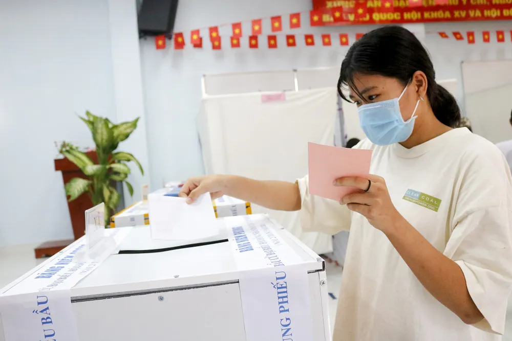 Xã đảo duy nhất TP.HCM: Cử tri đi xuồng 2 tiếng để bỏ phiếu ảnh 3 cu-tri-thanh-an