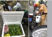 CSGT làm việc với người đăng Facebook 'bị phạt vì đi nhận thùng rau'