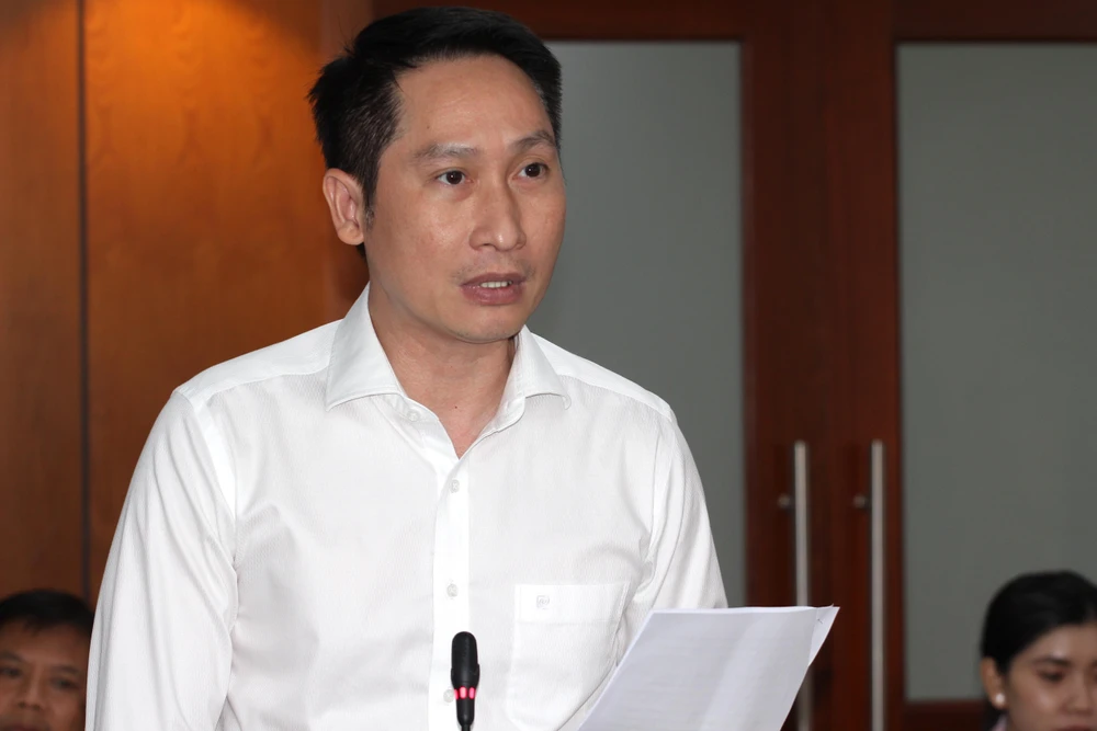 Ông Lâm Ngô Hoàng Anh, Chánh Văn phòng Sở VH&TT TP.HCM. Ảnh: NGUYỄN NHÂN Ông Lâm Ngô Hoàng Anh, Chánh Văn phòng Sở VH&TT TP.HCM. Ảnh: NGUYỄN NHÂN